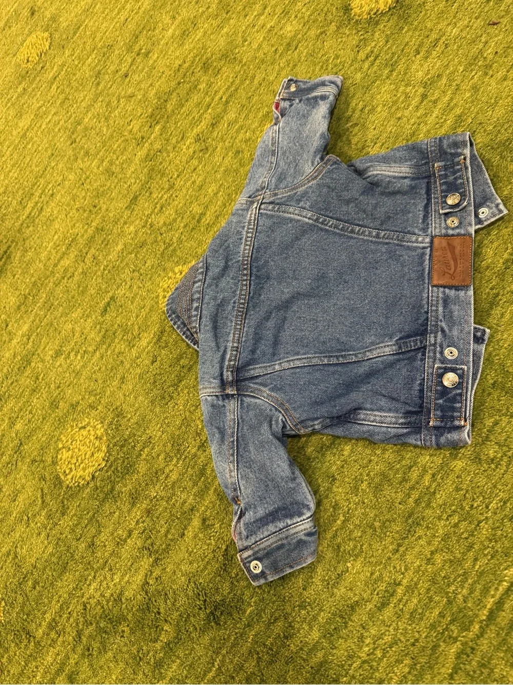 Vintage 1980 Ralph Lauren denim jacket babies 3 months to 12 months rare mallard